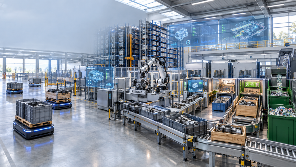 Automation and the circular economy: Two sides of the same coin? From linear to circular logistics
