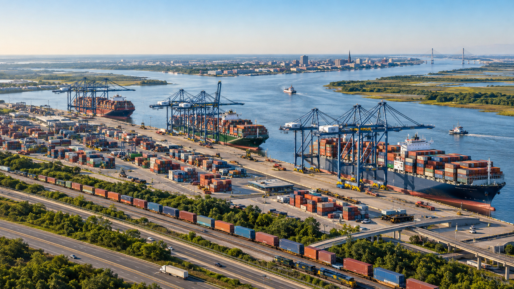 Terminal de contenedores en Hutchinson Island: Savannah invierte 2.300 millones de dólares. ¿Se convertirá el puerto en un centro comercial de Estados Unidos?