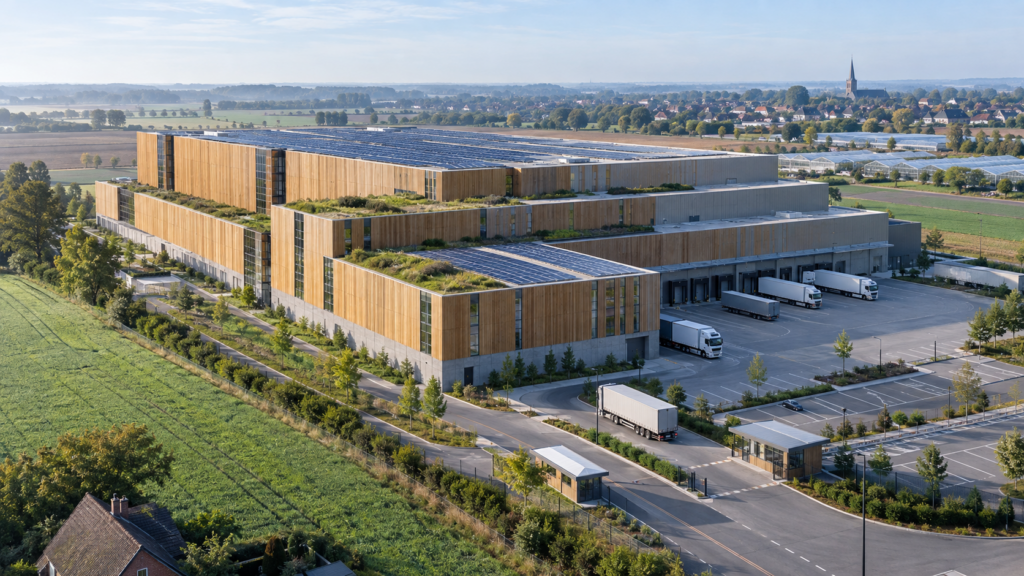 Das geplante Hochregallager der Carl Kühne KG in Herongen: Ein Balanceakt zwischen Effizienz und Akzeptanz