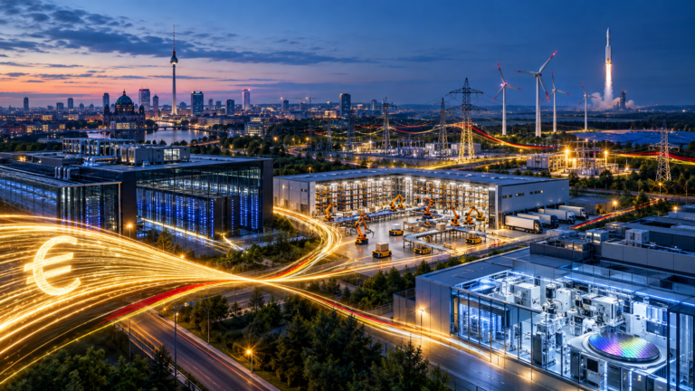 Ein Signal gegen die deutsche Niedergangserzählung? Merz wirbt mit Milliarden, Amazon legt nach: Deutschlands Investitionswette