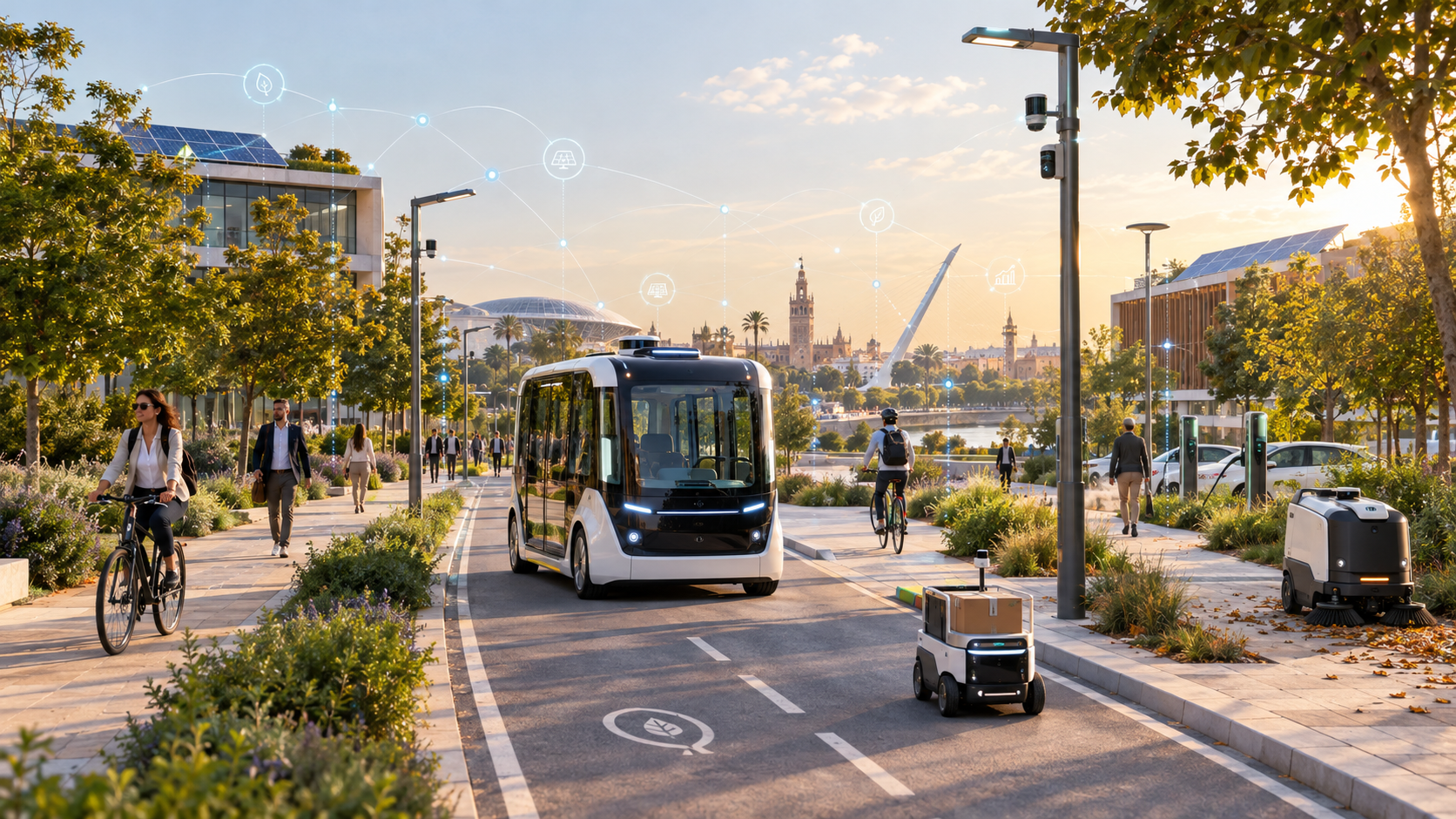 Autonom mobilitet och intelligent logistik: Seville TechPark i fokus