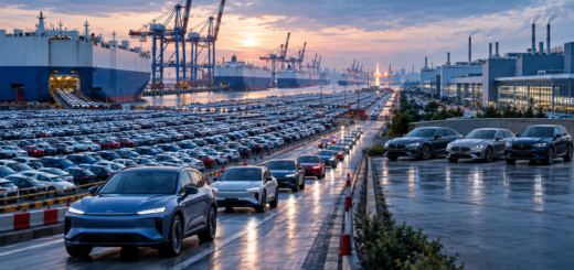 China verkauft 28% weniger Autos im eigenen Land und mit 73% explodieren die Autoexporte