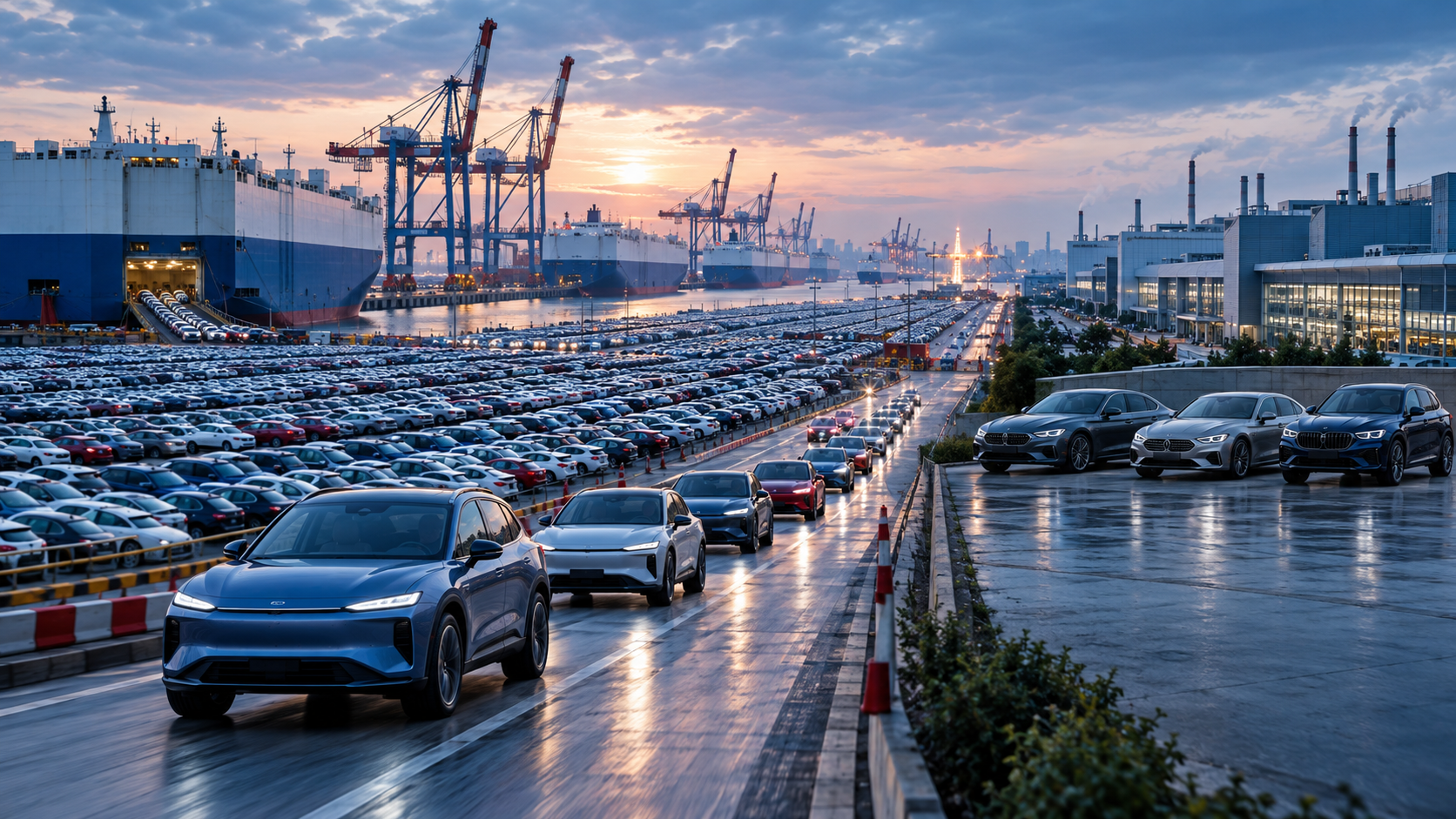 China menjual 28% lebih sedikit mobil di dalam negeri, sementara ekspor mobil melonjak sebesar 73%