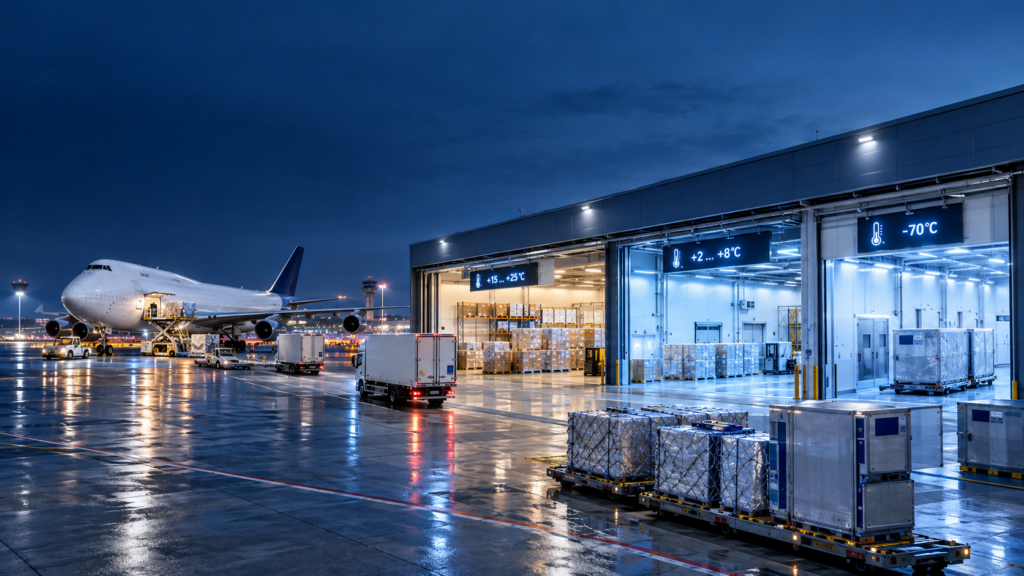 Logistické centrum ve Frankfurtu: Kühne+Nagel investuje do budoucnosti logistiky zdravotní péče na letišti ve Frankfurtu