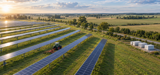 Agri-Photovoltaik: Innovation auf 97 Hektar Ackerland in Bad Sülze – Landwirtschaft und Solarstromproduktion auf einer Fläche vereinen