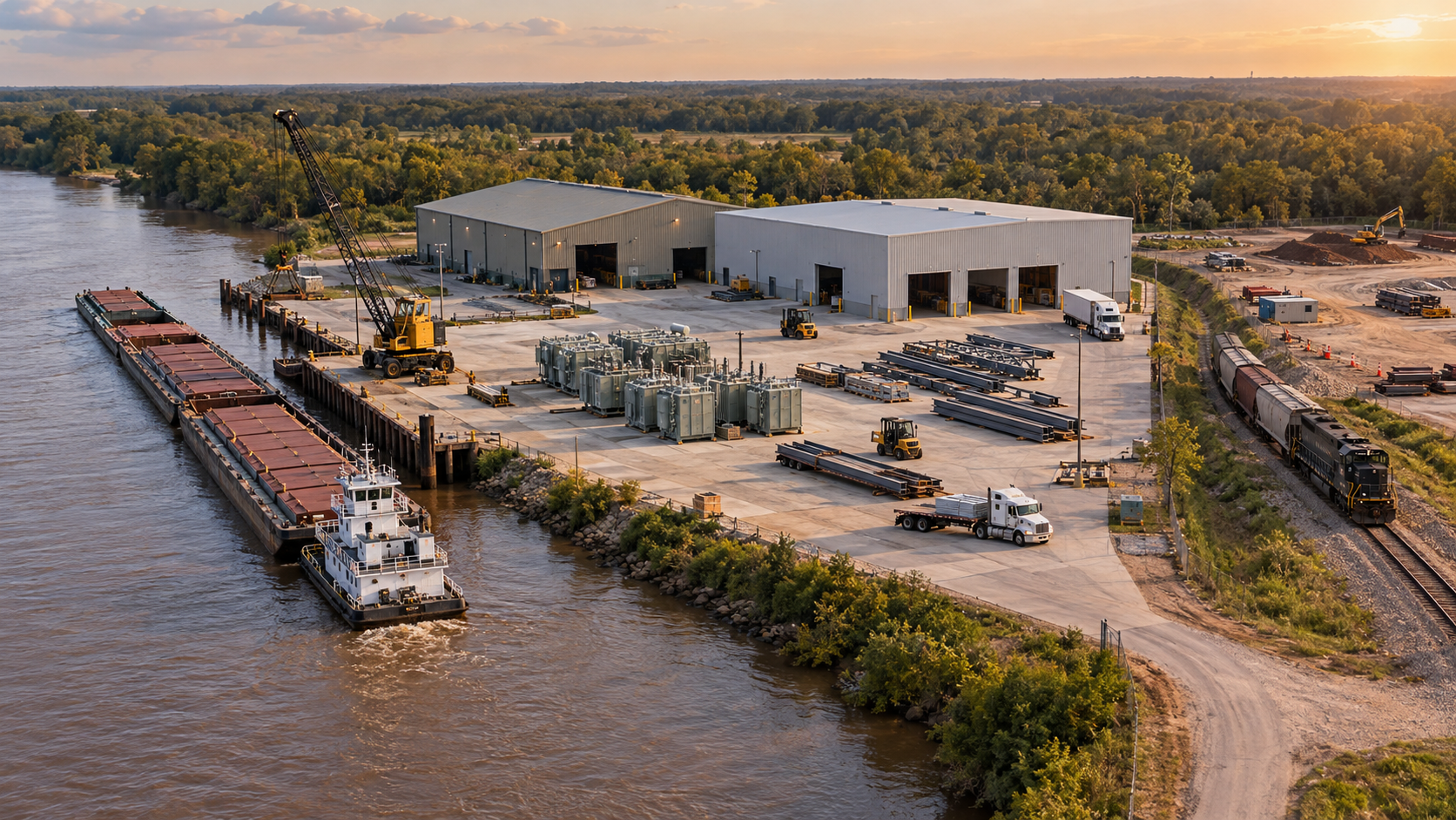 Louisiana investuje miliony do vnitrozemských přístavů – a zaměřuje se na větší rozvoj průmyslu
