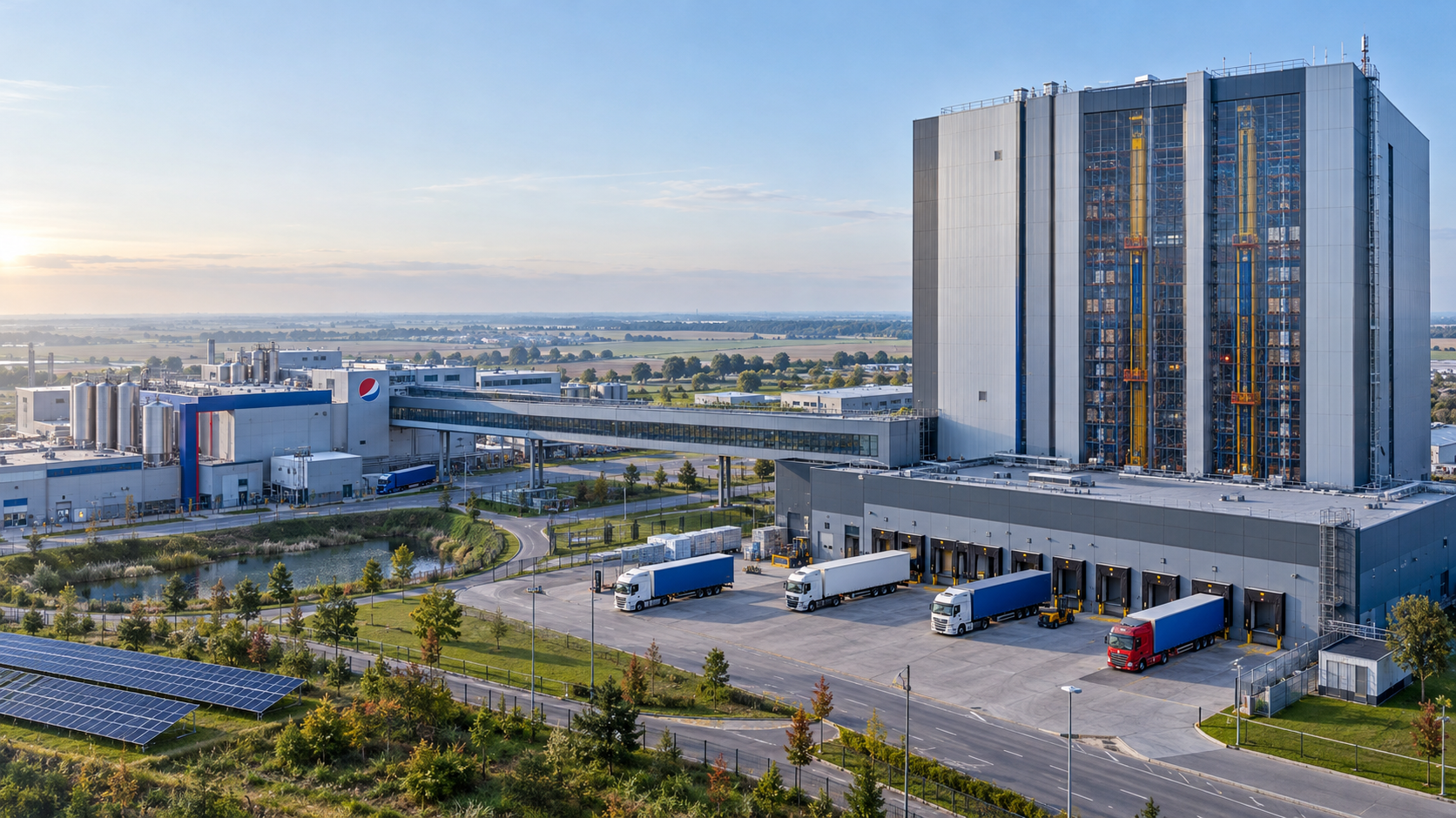 50 miljoner dollar i investering: PepsiCo optimerar leveranskedjan i Michrów, Polen – från lagerutrymme till produktionsutbyggnad